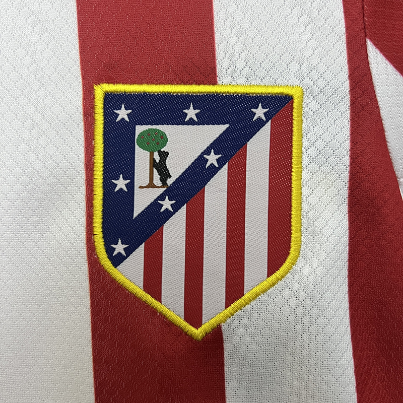 25-26 Atletico Madrid Home Soccer Kids Kit Jersey+Shorts - view 4