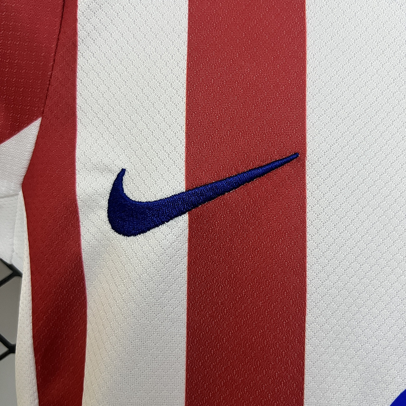 25-26 Atletico Madrid Home Soccer Kids Kit Jersey+Shorts - view 10