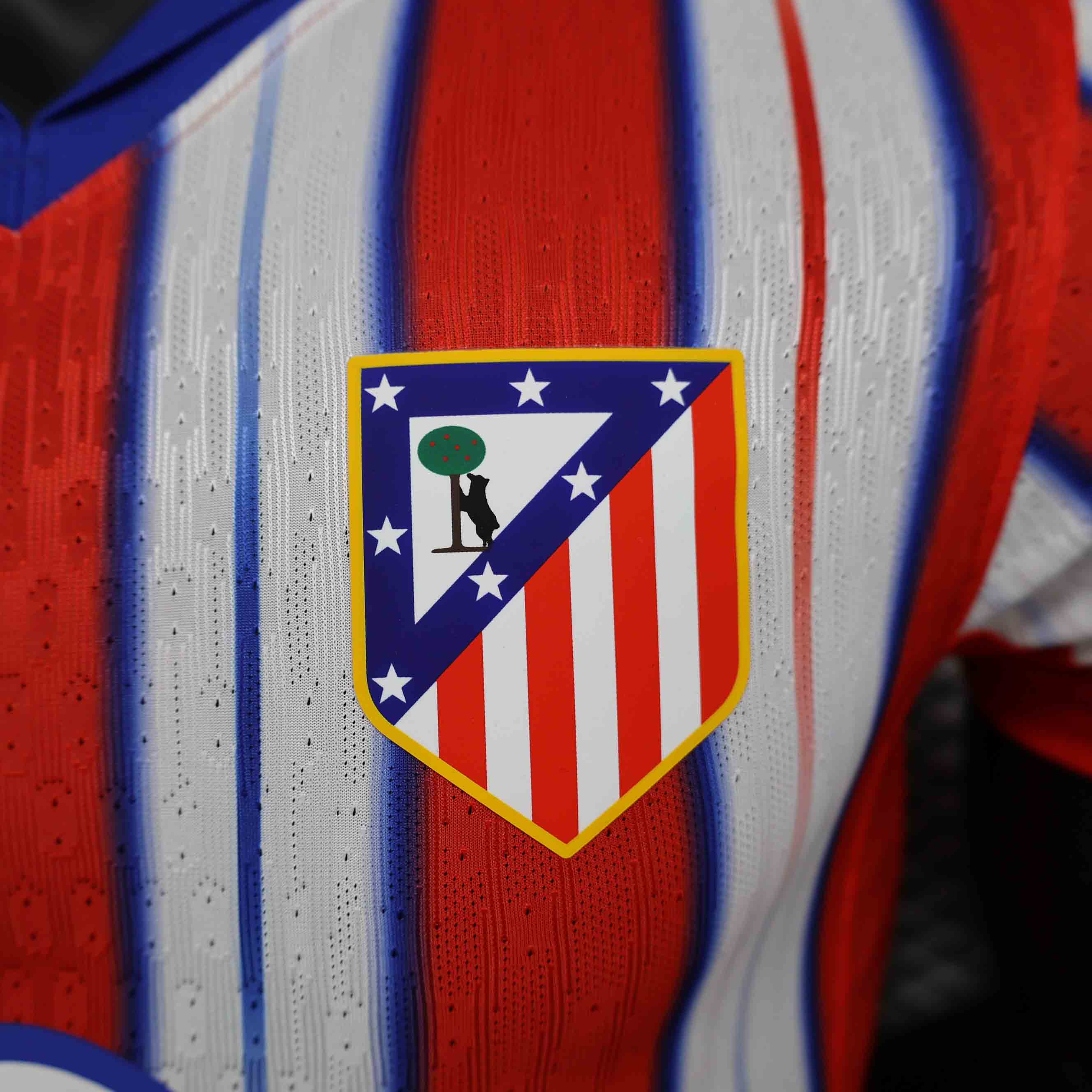 24-25 Atletico Madrid Home Soccer Jersey Player Edition - view 4
