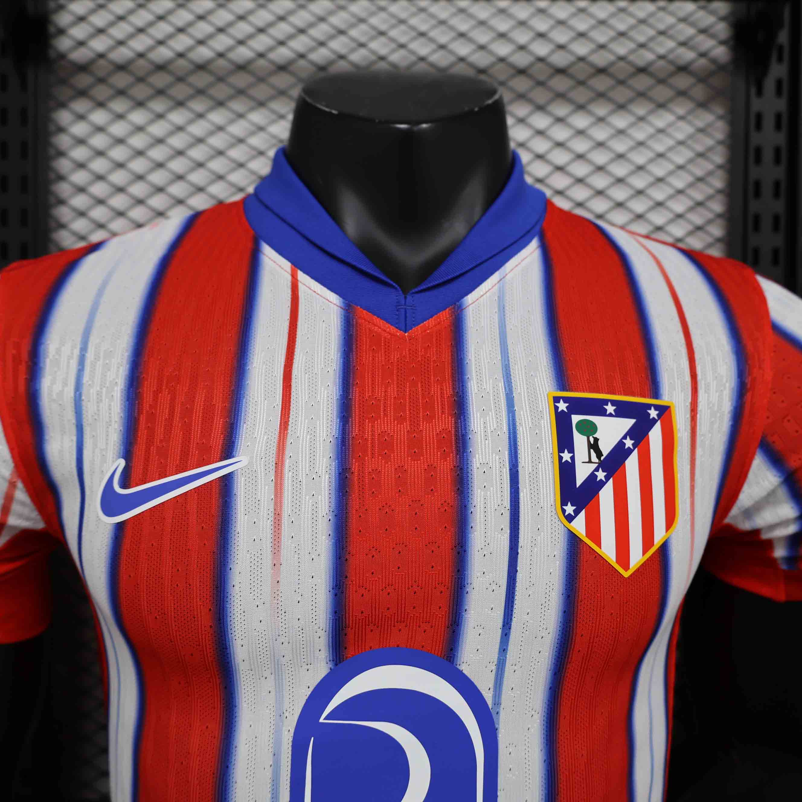 24-25 Atletico Madrid Home Soccer Jersey Player Edition - view 8