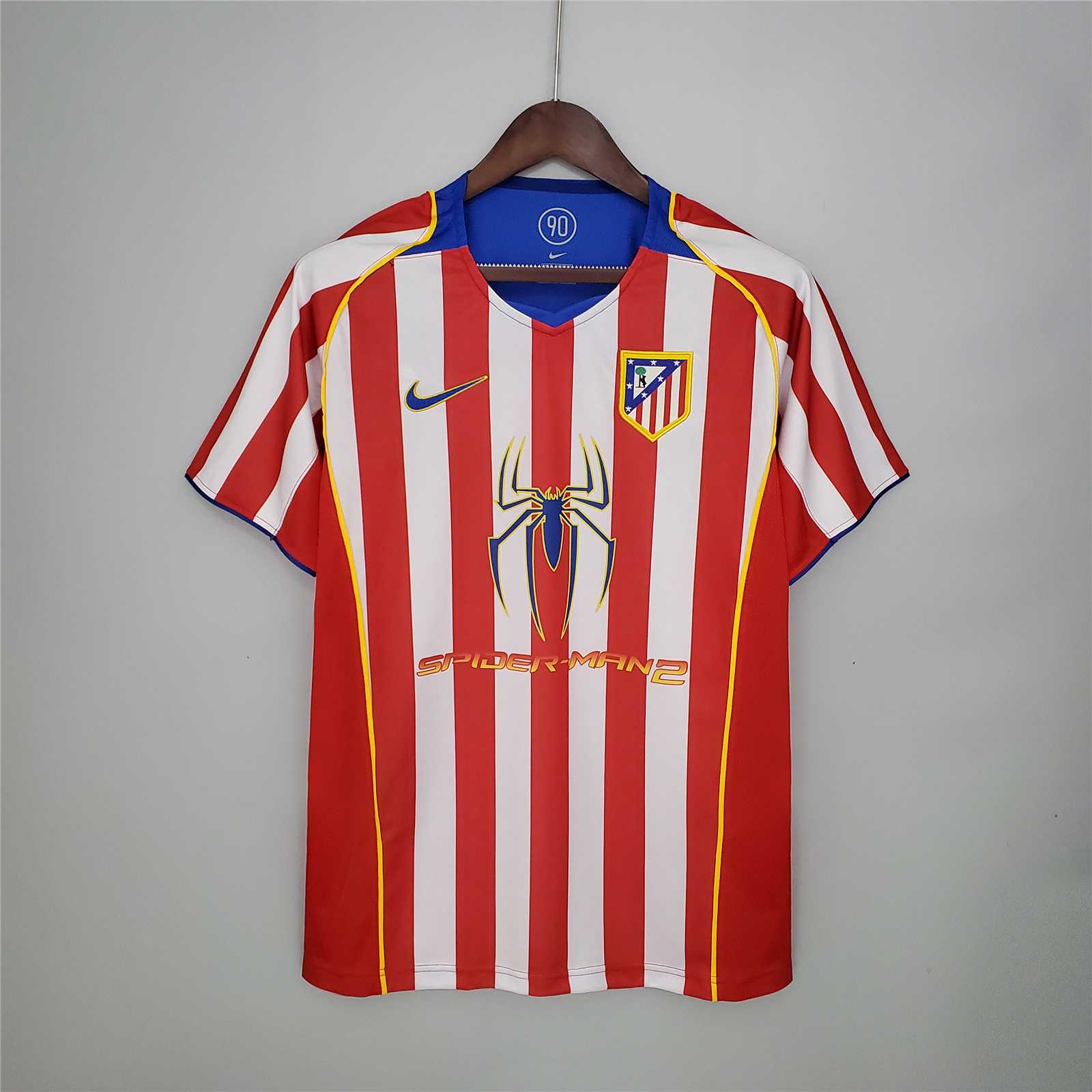 The Ultimate Guide to Choosing a Atlético  Madrid 2004-2005 Atletico Madrid Home Jersey Fan Version
