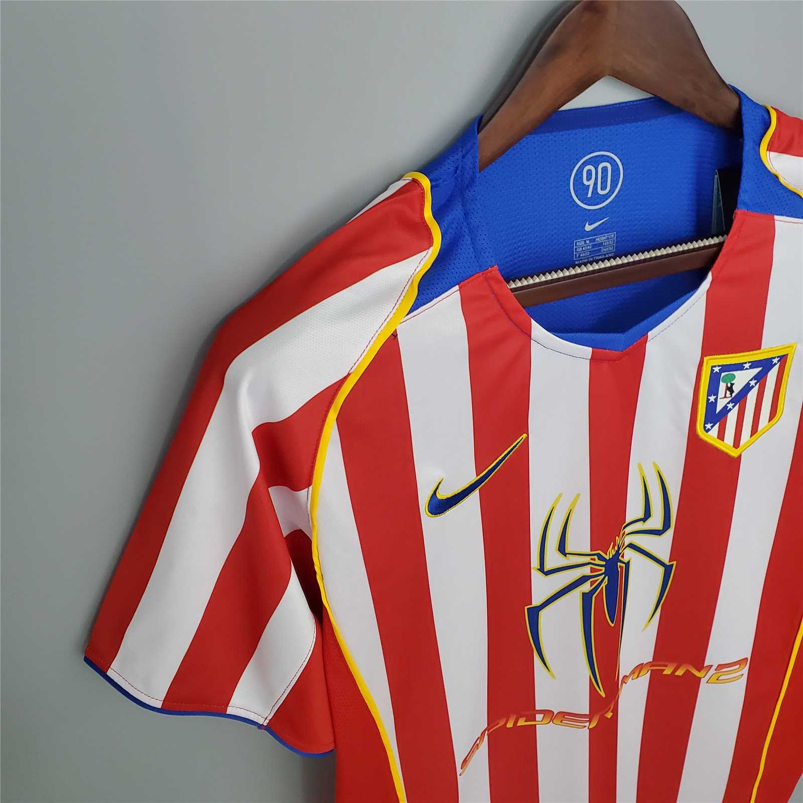 2004-2005 Atletico Madrid Home Jersey Fan Version - view 6