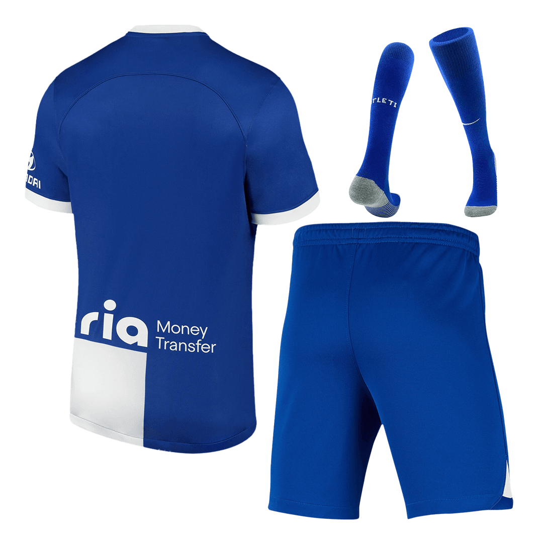23-24 Atletico Madrid 120 Anniversary Away Jersey+Shorts+Socks - view 3