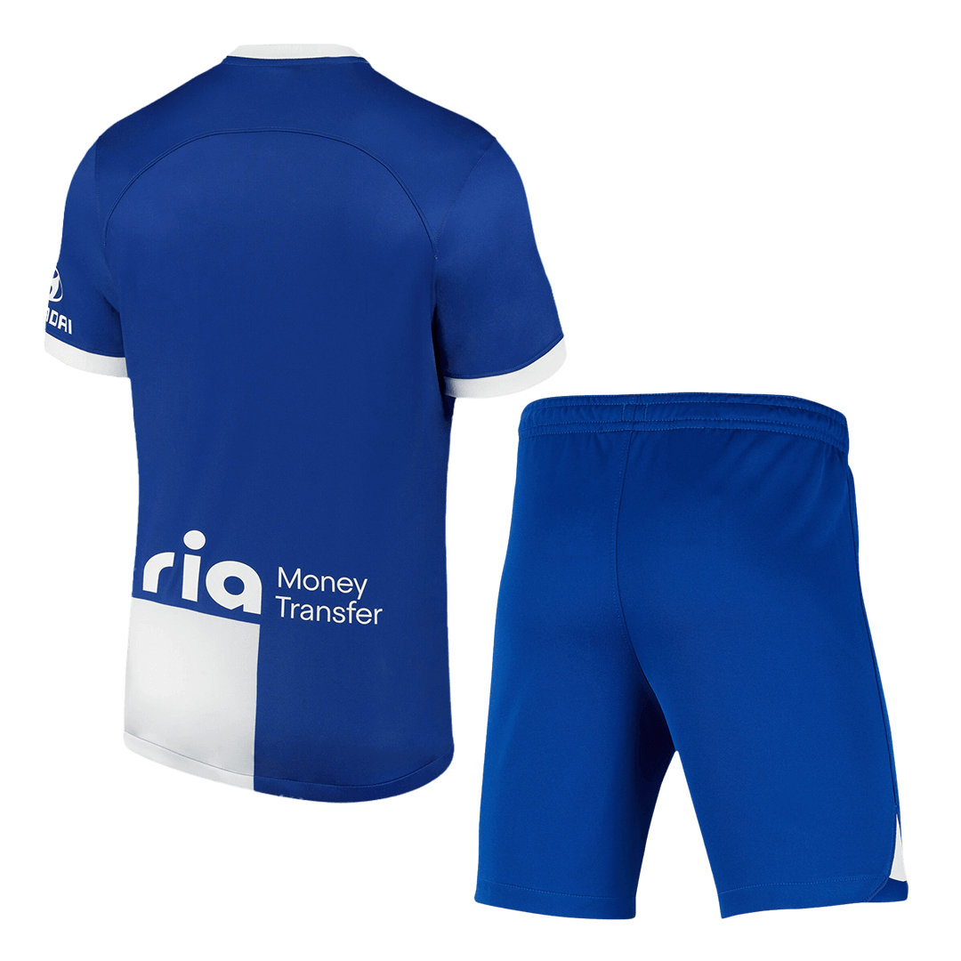 23-24 Atletico Madrid 120 Anniversary Away Jersey+Shorts - view 3