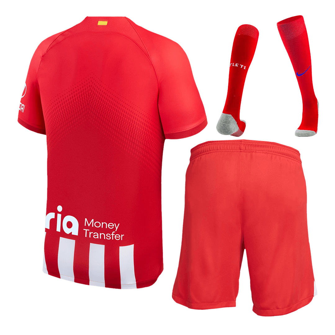 23-24 Atletico Madrid Home Whole Kit Jersey+Shorts+Socks - view 3