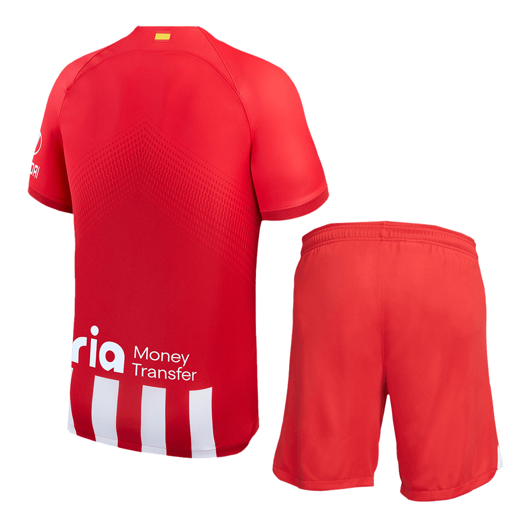 23-24 Atletico Madrid Home Whole Kit Jersey+Shorts+Socks - view 5