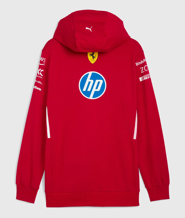 Scuderia Ferrari F1 Racing Team Red Hoodie 2025 - gallery