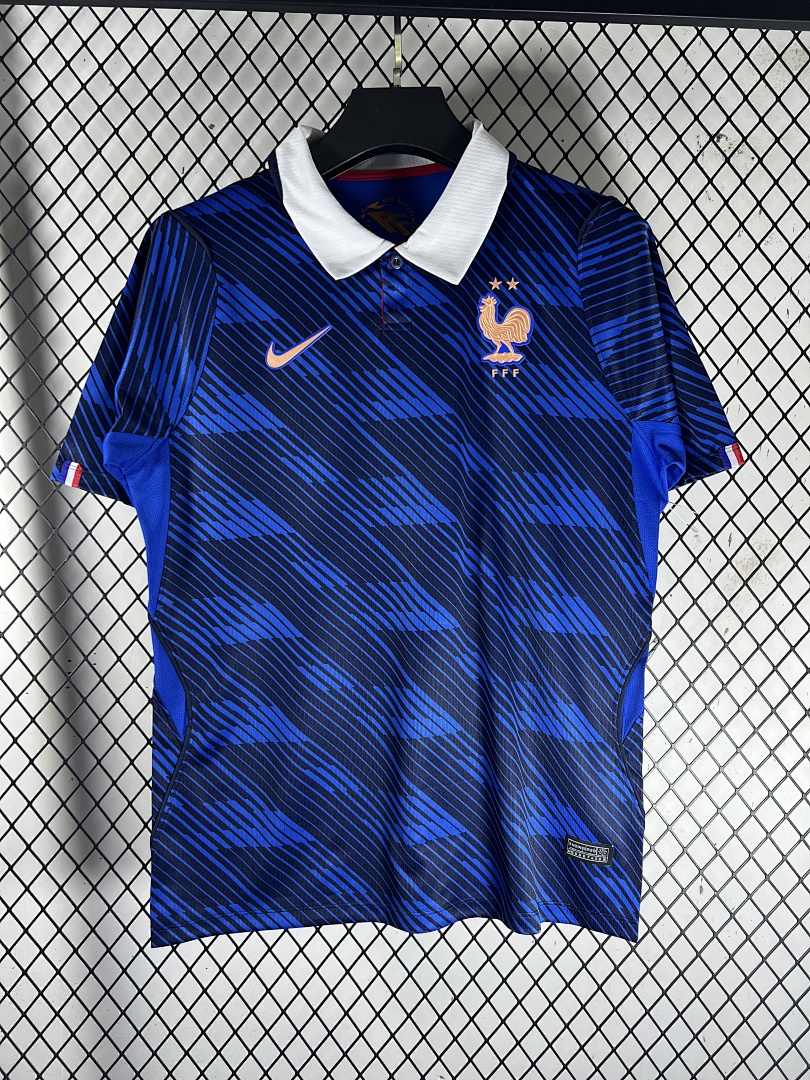 宝Blue France Home Jersey