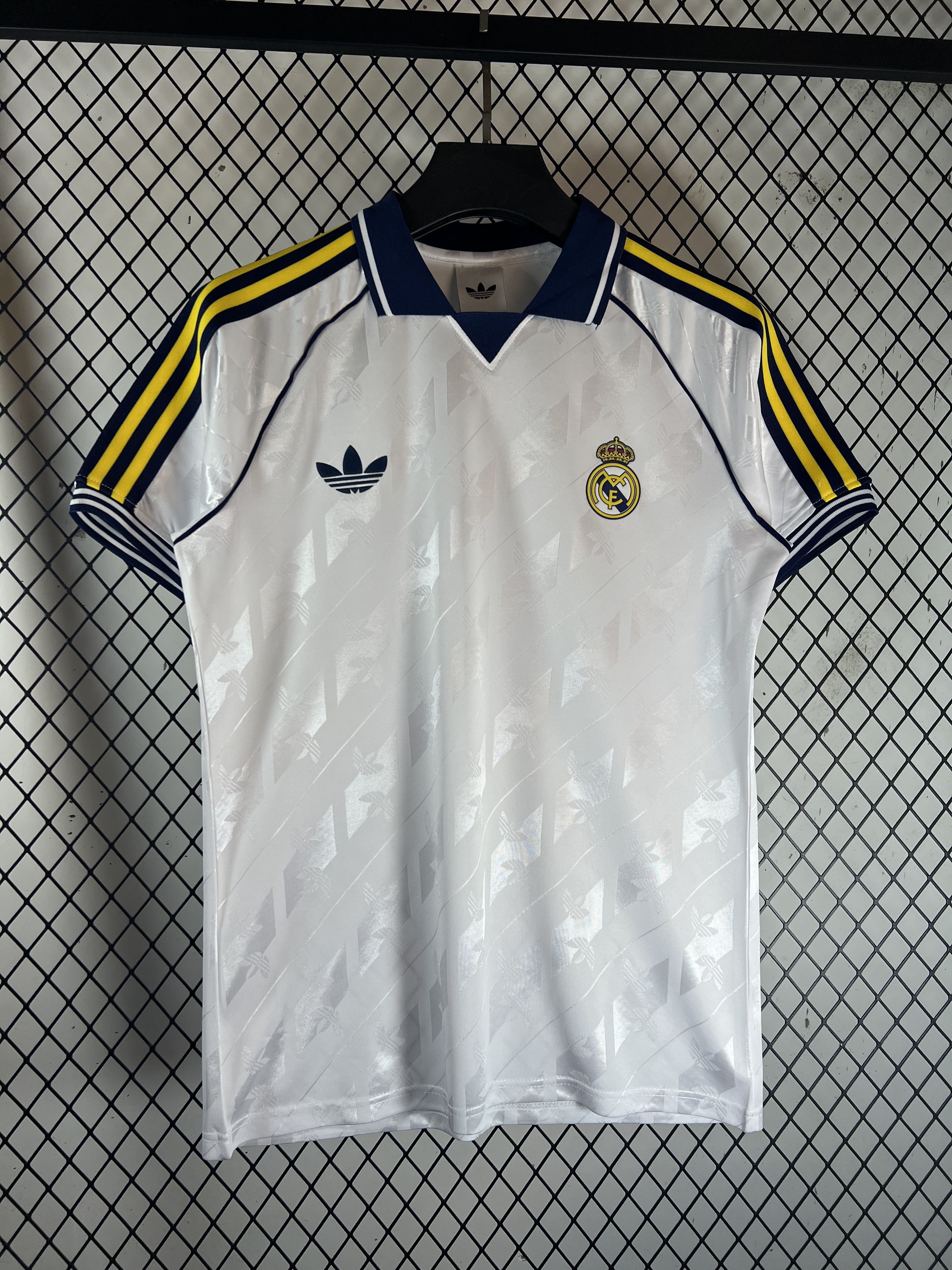White Real Madrid Training Jersey