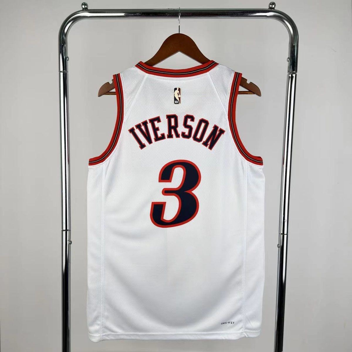 Philadelphia 76ers 2026-27 Season Throwback White Jersey - detail