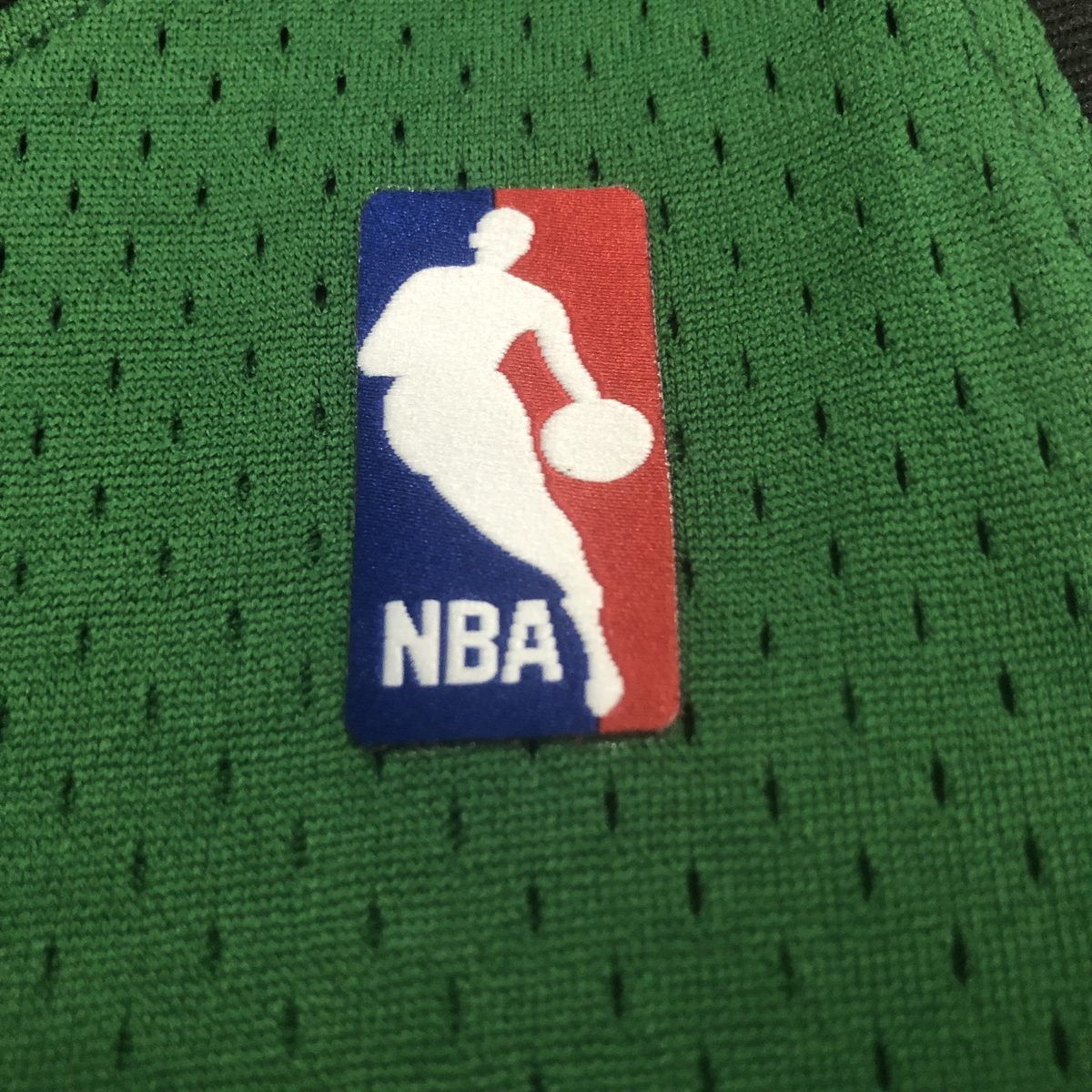 Swingsman Boston Celtics Italy Game Throwback Heat-Pressed Jersey #34 Paul Pierce - detail