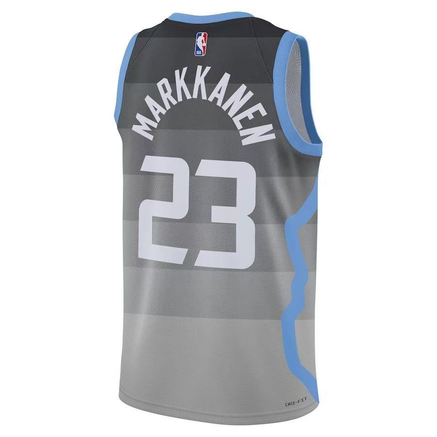 Utah Jazz 2026-27 Season City Edition Gray #Player Name Jersey - detail