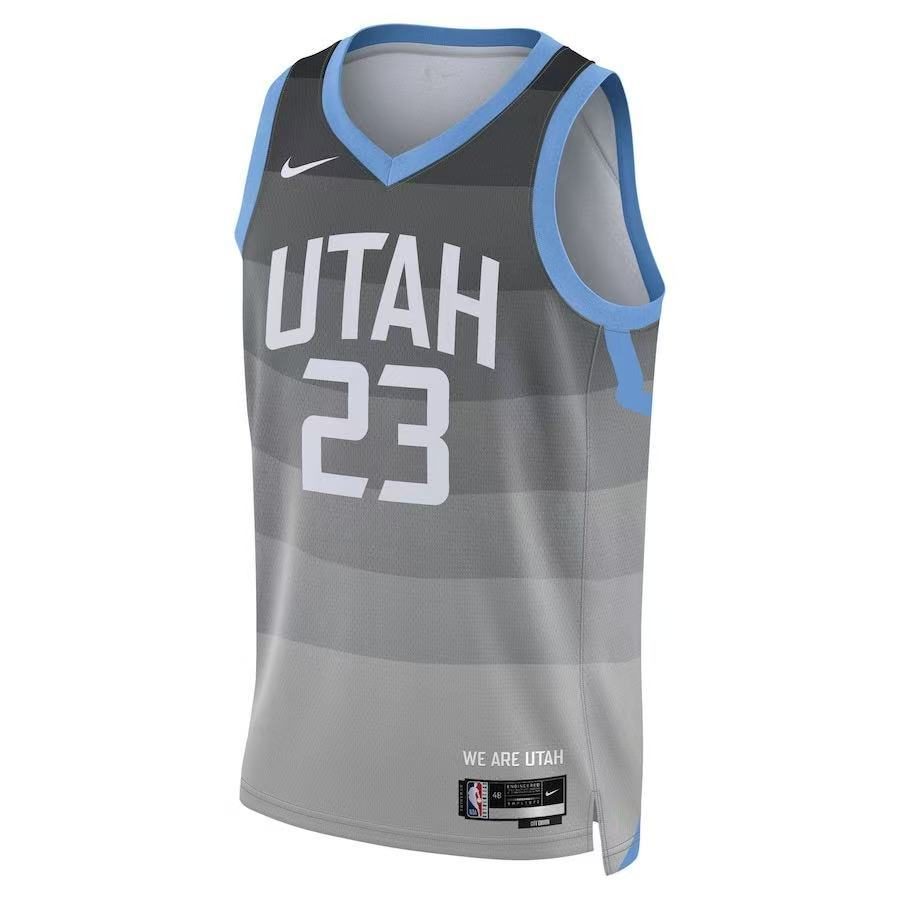 Utah Jazz 2026-27 Season City Edition Gray #Player Name Jersey - detail