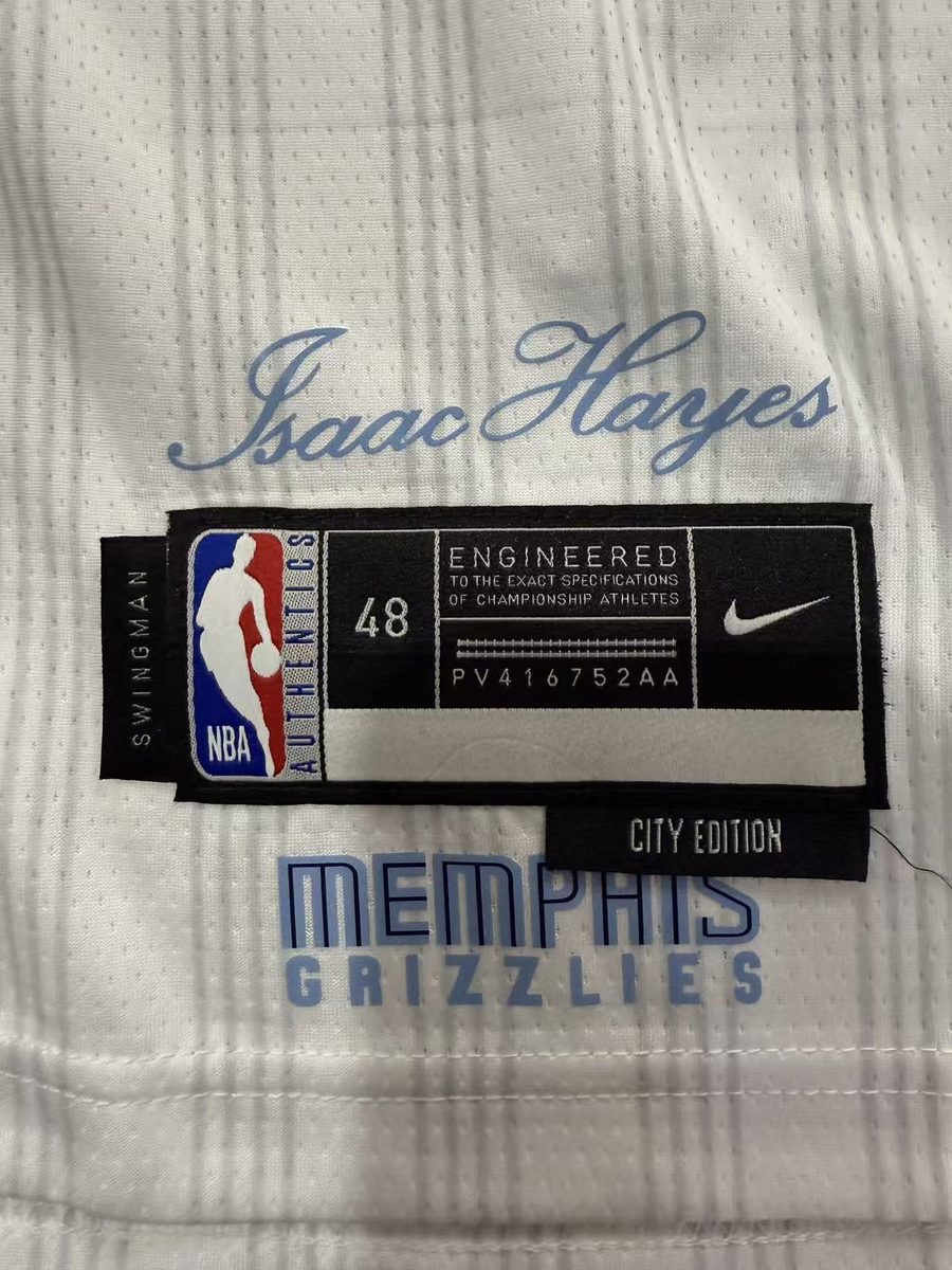 Memphis Grizzlies 2026-27 Season City Edition White Jersey - detail
