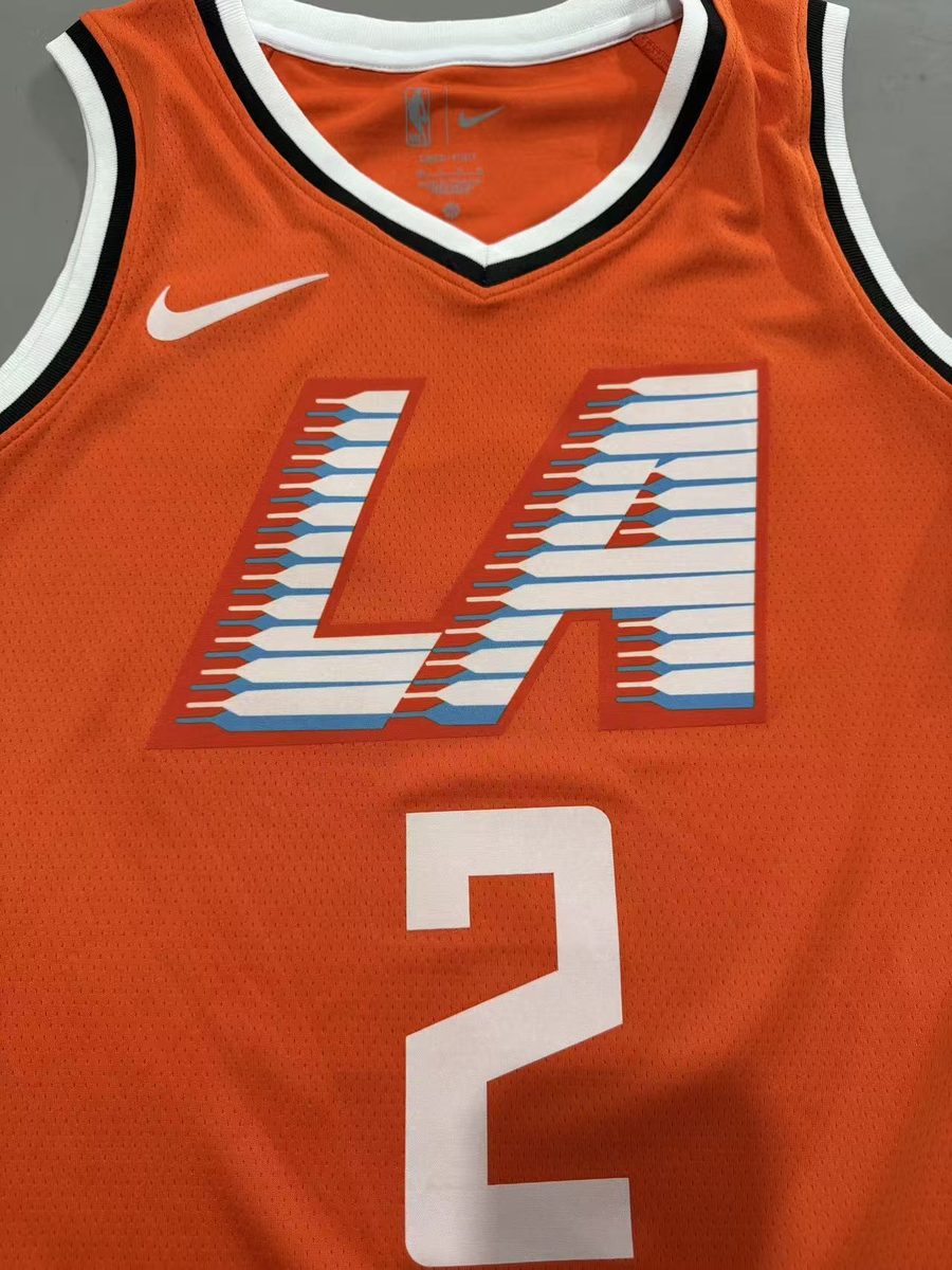 Los Angeles Clippers 2026-27 City Edition Jersey Orange - detail