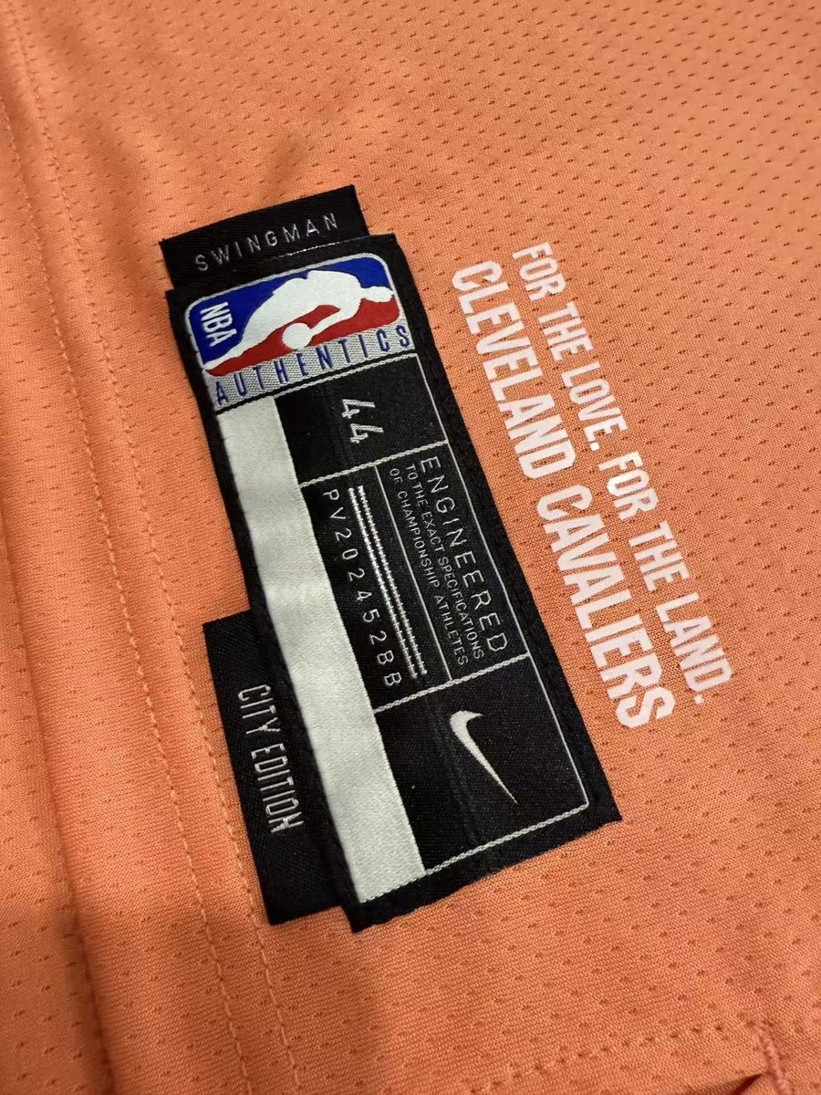 Cleveland Cavaliers 2026-27 Season City Jersey Orange - detail
