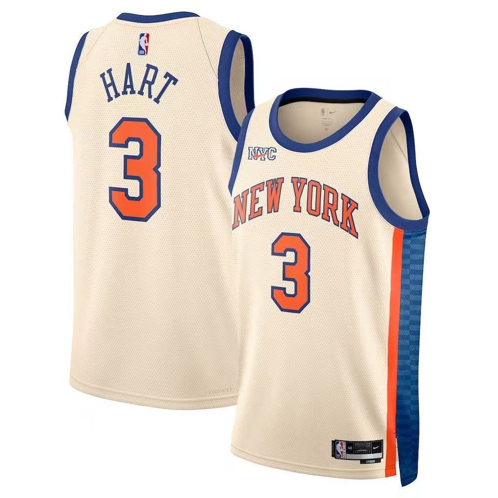 New York Knicks 2026-27 Season City Edition Jersey Cream - detail