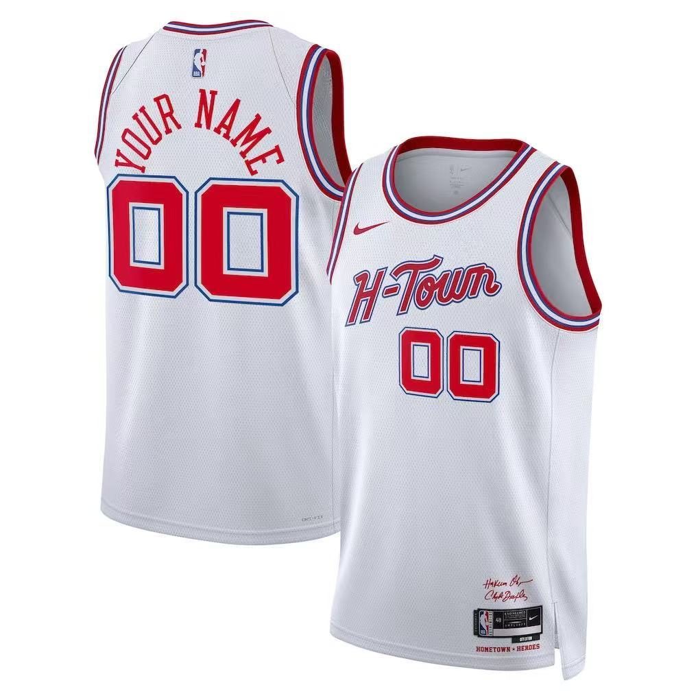 Houston Rockets 2026-27 Season City Edition Jersey White - detail