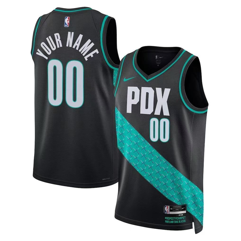 Portland Trail Blazers 2026-27 Season City Jersey Black