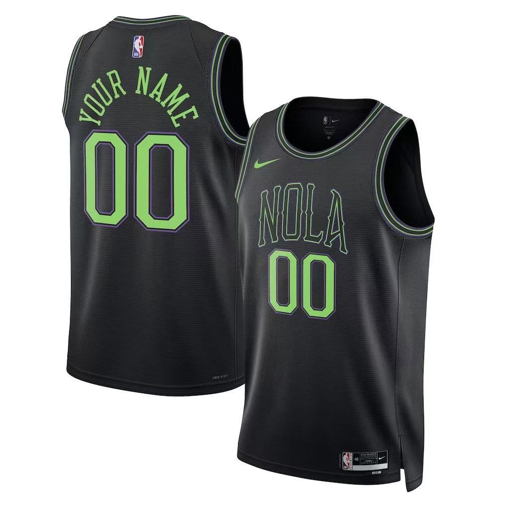 New Orleans Pelicans 2026-27 Season City Edition Jersey Black - detail