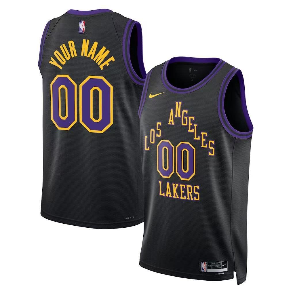 Los Angeles Lakers 2026-27 Season City Edition Black Jersey - detail