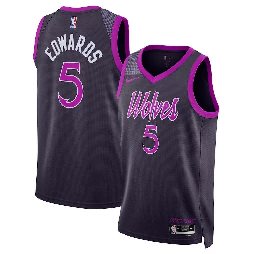 Minnesota Timberwolves 2026-27 Season City Jersey Purple