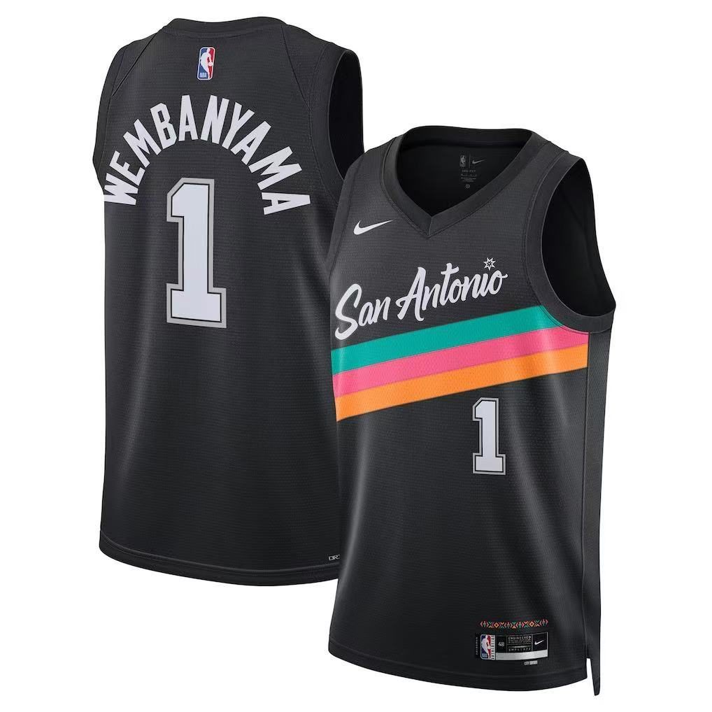 San Antonio Spurs 2026-27 Season City Black Jersey