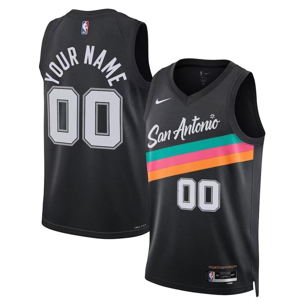 San Antonio Spurs 2026-27 Season City Black Jersey - detail