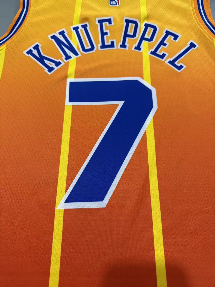 Charlotte Hornets 2026-27 City Edition Orange Jersey - detail