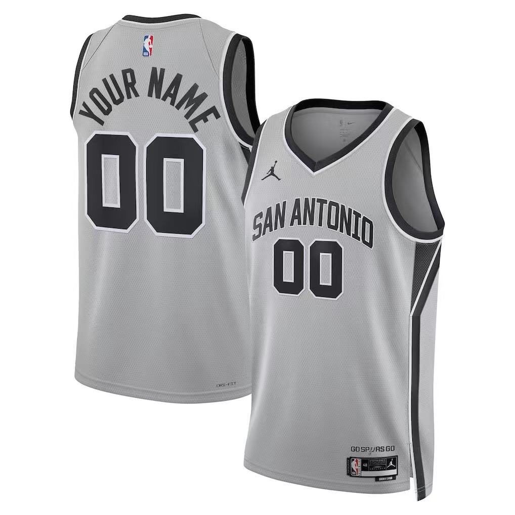 San Antonio Spurs 2026-27 Season Statement Grey Jersey - detail