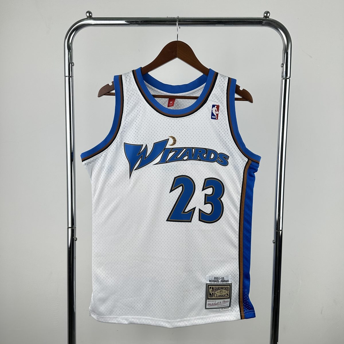 Washington Wizards 01/02 Season Throwback Jersey White #23 Jordan