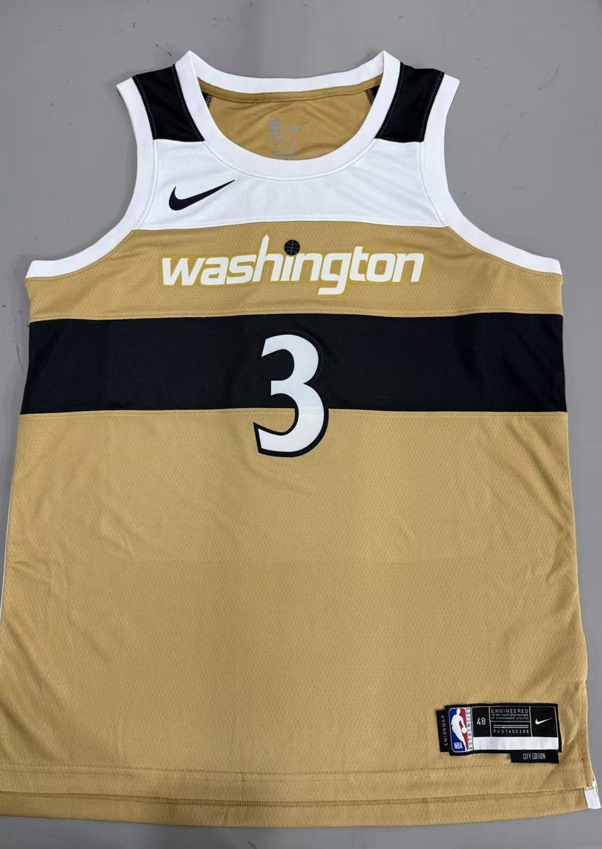 Washington Wizards 2026-27 Season City Jersey Yellow