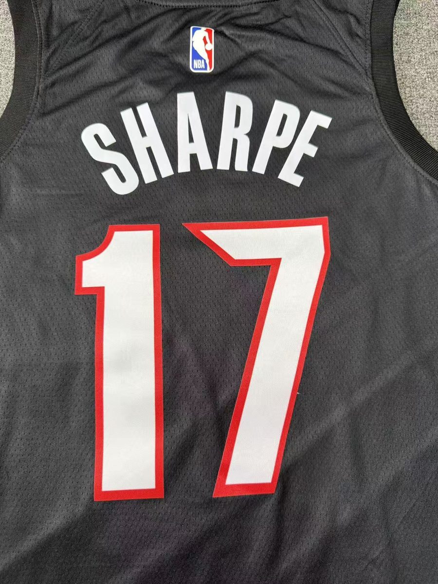 2026-27 Season Portland Trail Blazers Jersey Black - detail