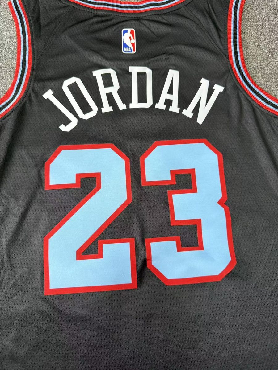 Chicago Bulls 2026-27 Season City Jersey Black - detail