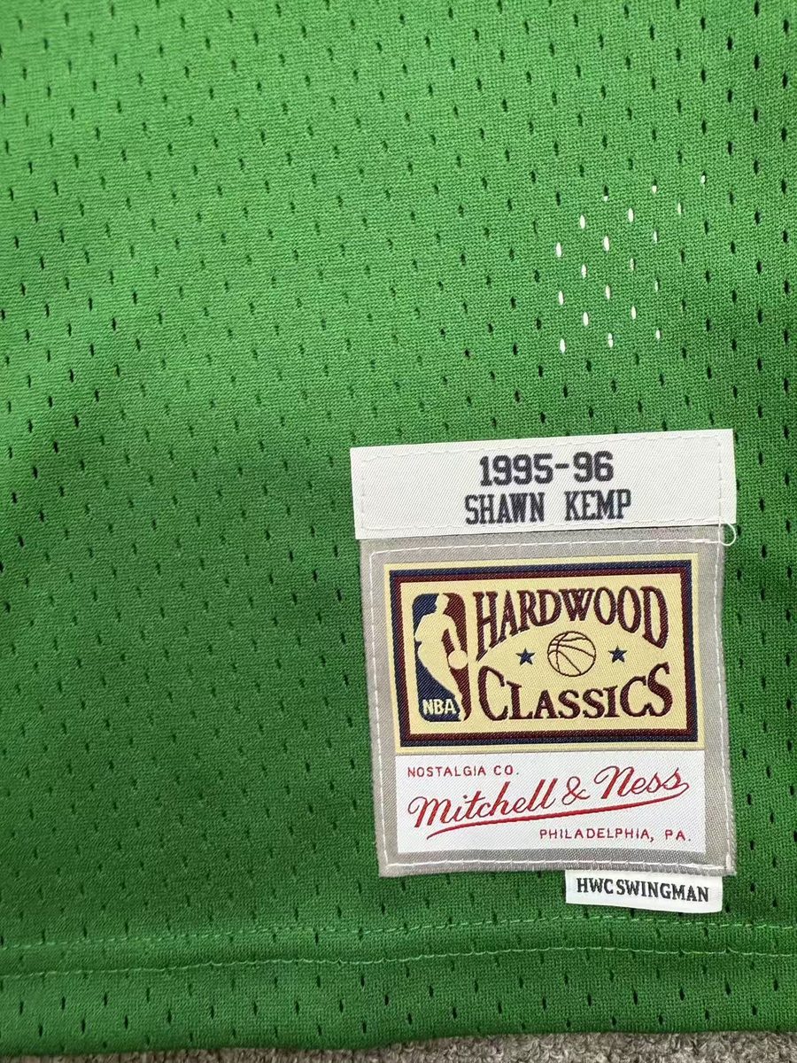 Seattle SuperSonics 1995-96 Season Throwback Heat-Pressed Swingman Jersey #40 Sam Cassell - detail