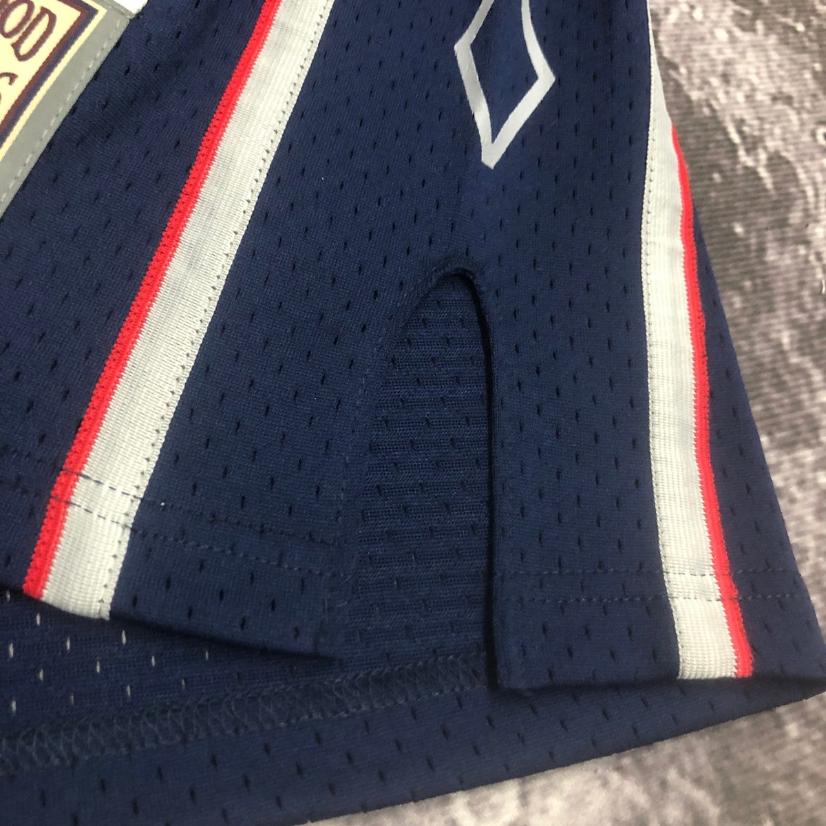 New Jersey Nets 2006-07 Season Throwback Swingman Navy #15 Vince Carter - detail