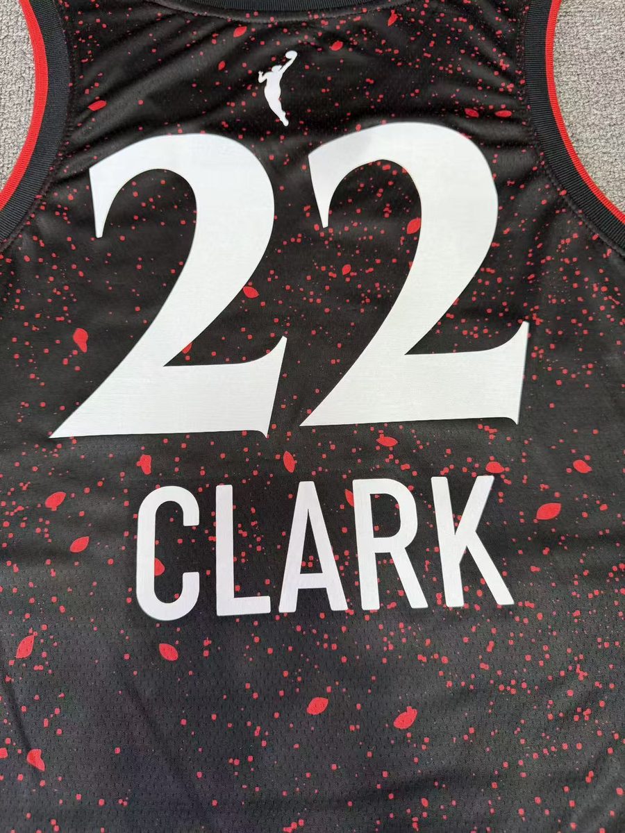 Indiana Fever Black Red Jersey - detail