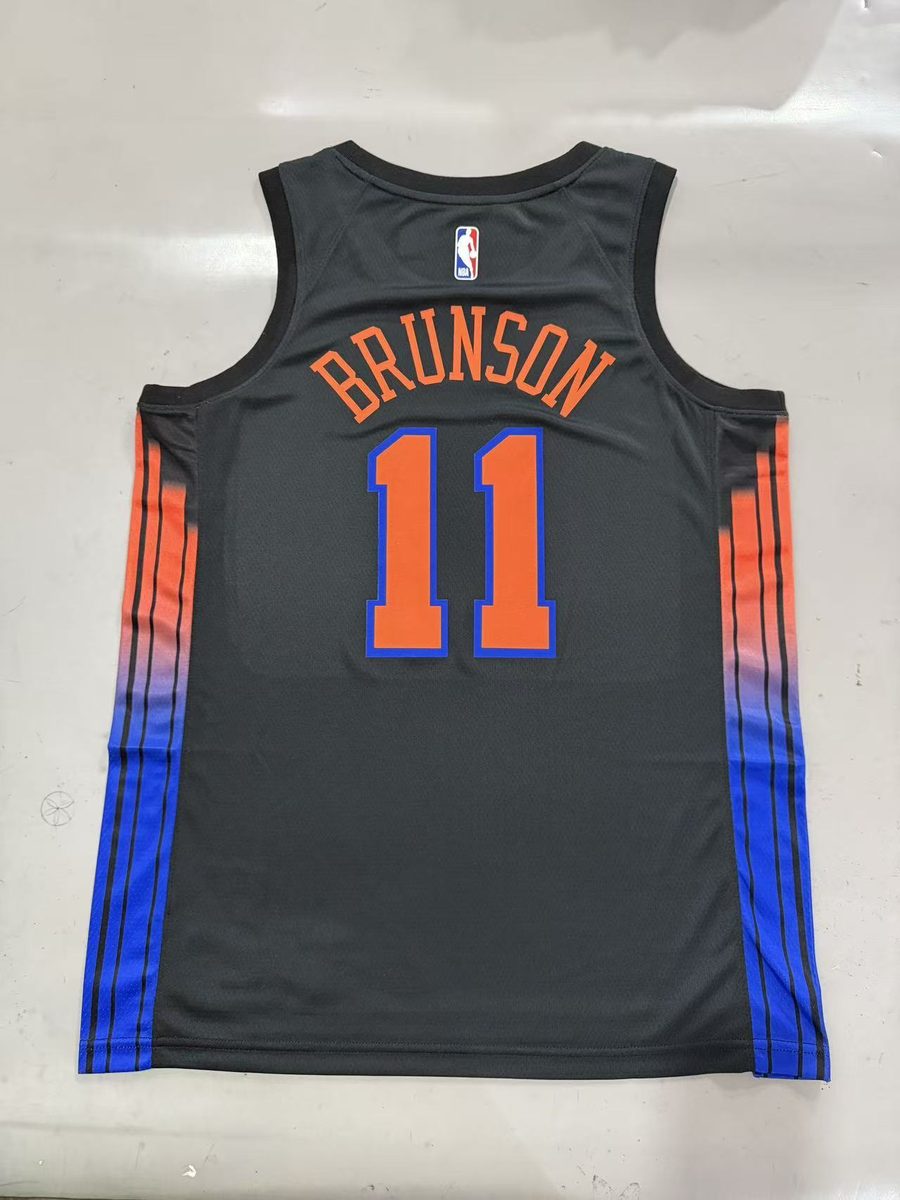 New York Knicks 2026-27 Season Statement Jersey Black - detail