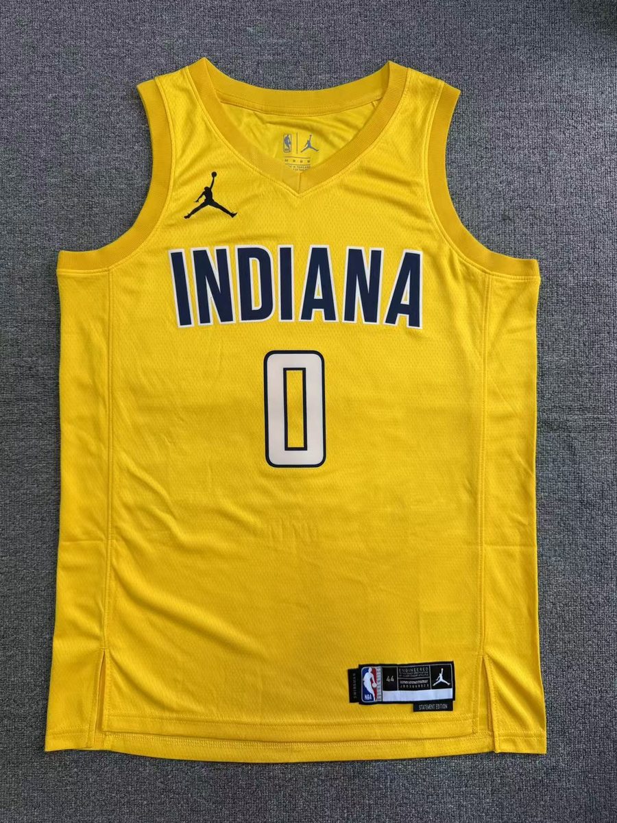 Indiana Pacers 2026-27 Season Statement Yellow Jersey