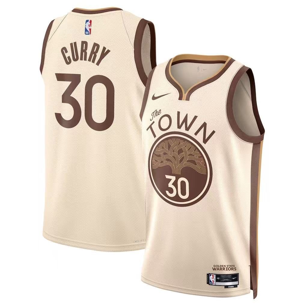 Golden State Warriors 2026-27 Season City Jersey Cream - detail