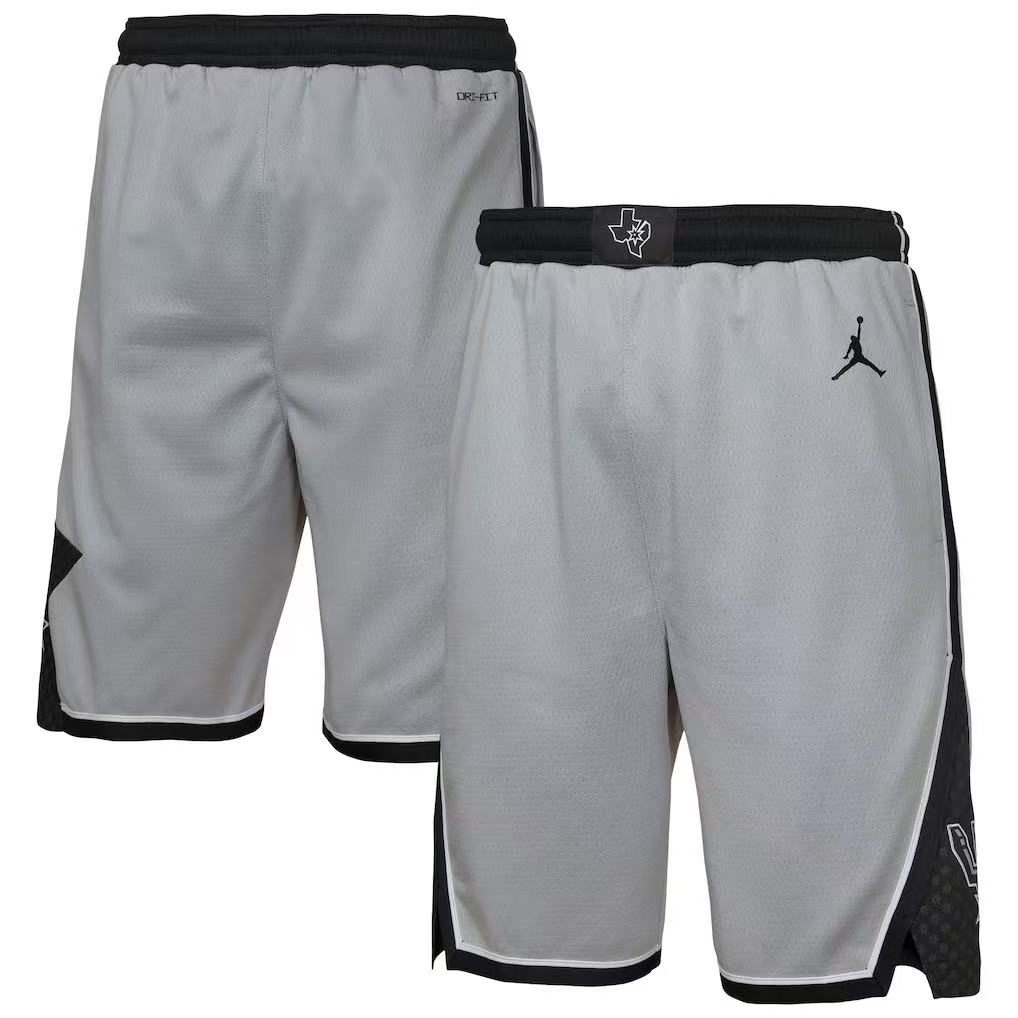 San Antonio Spurs 2026-27 Season Statement Gray Shorts