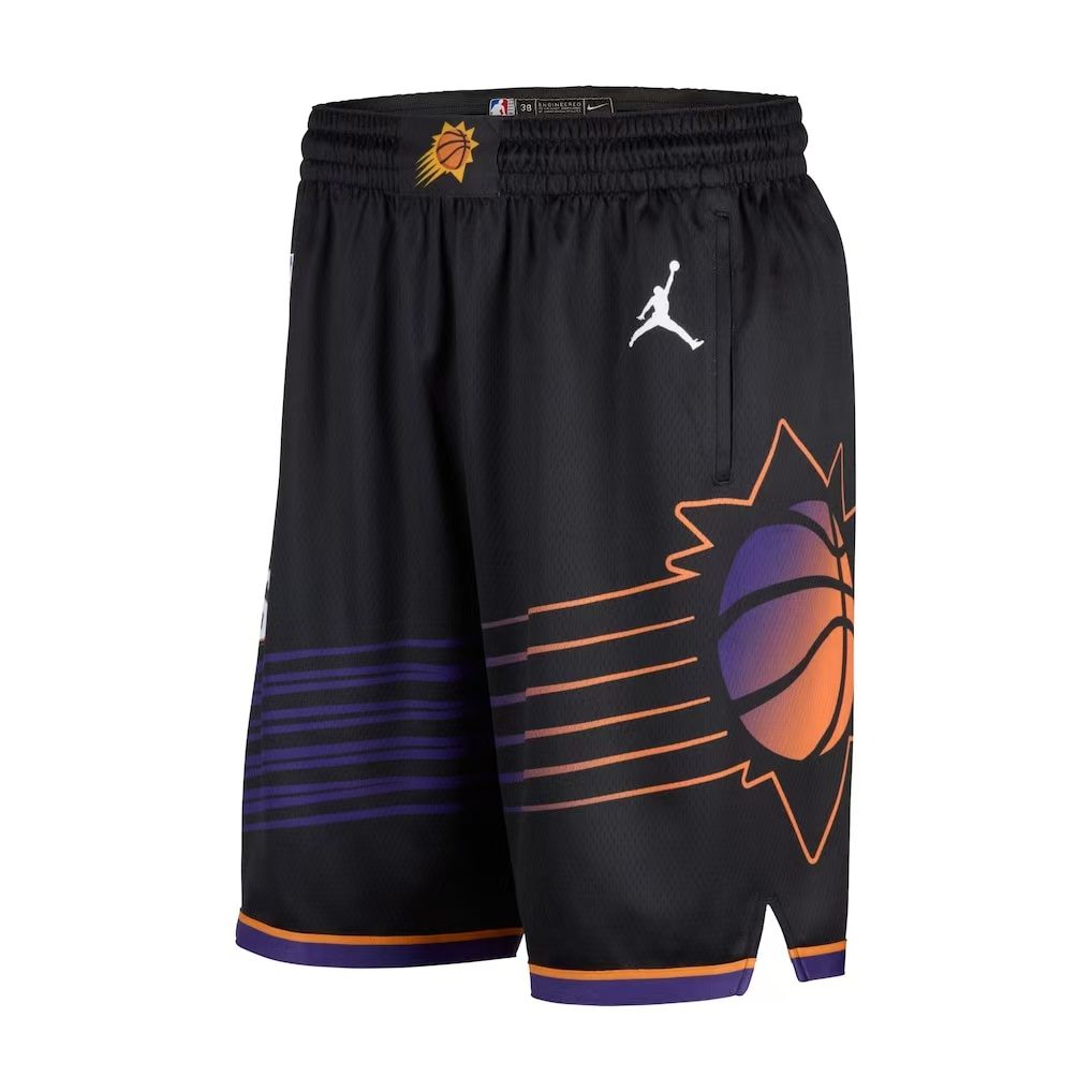 Phoenix Suns 2026-27 Season Statement Black Shorts - detail