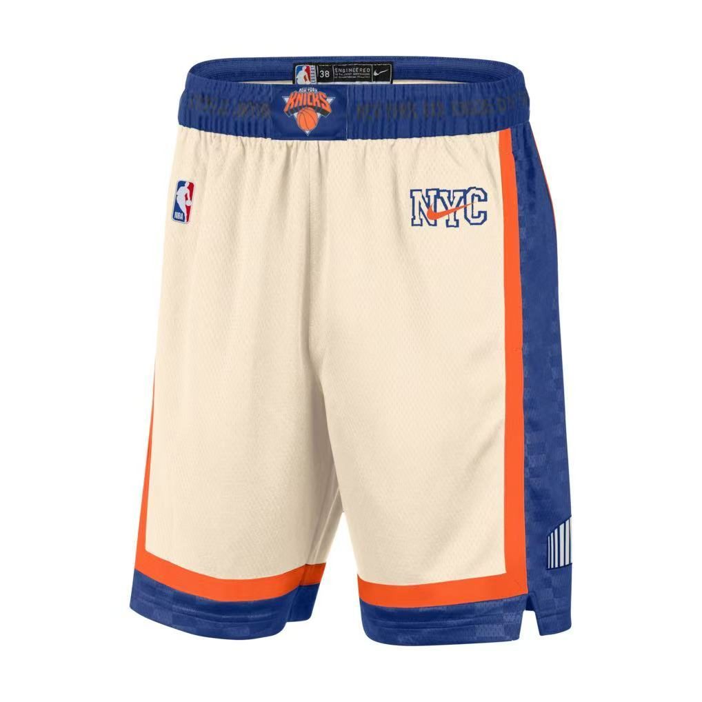 2026-27 New York Knicks City Cream Shorts - detail