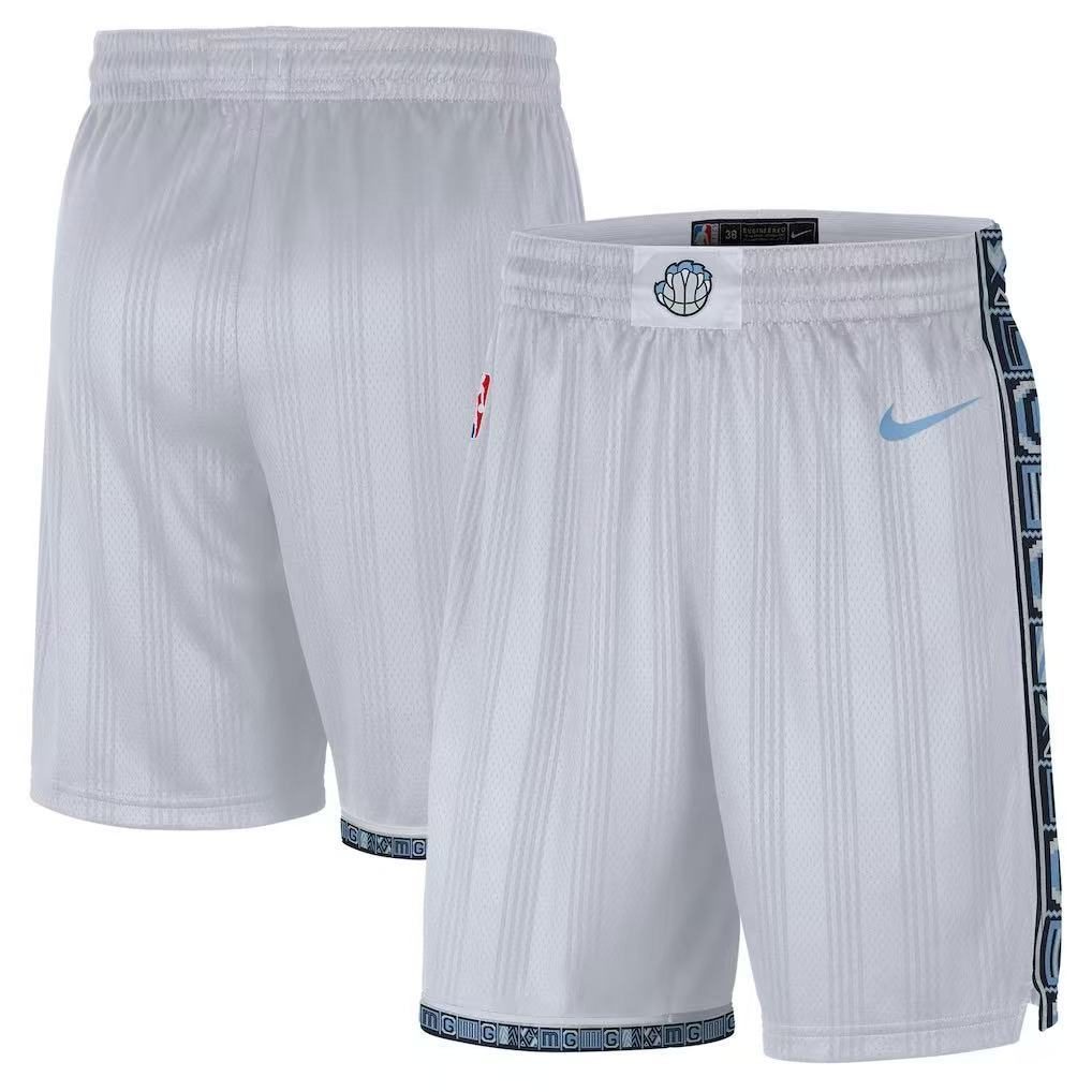 Memphis Grizzlies 2026-27 Season City White Shorts
