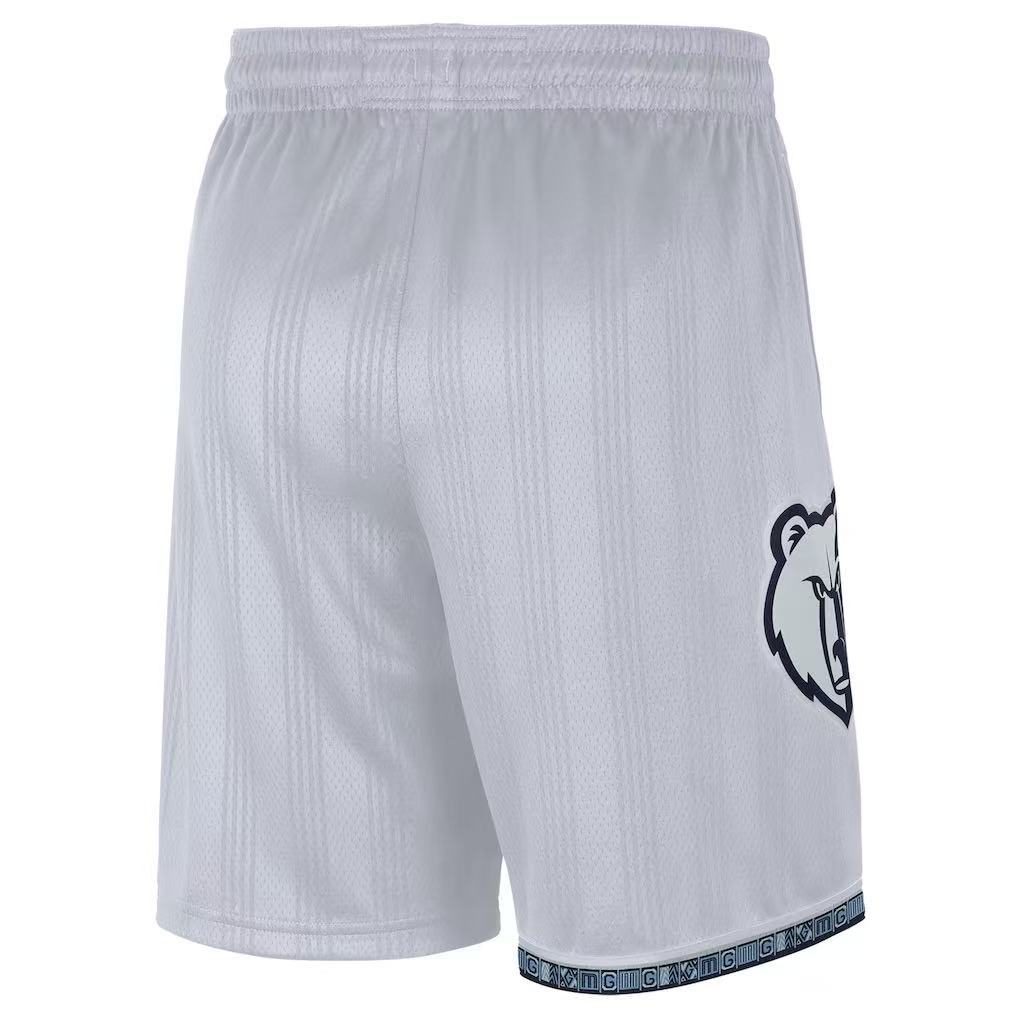 Memphis Grizzlies 2026-27 Season City White Shorts - detail