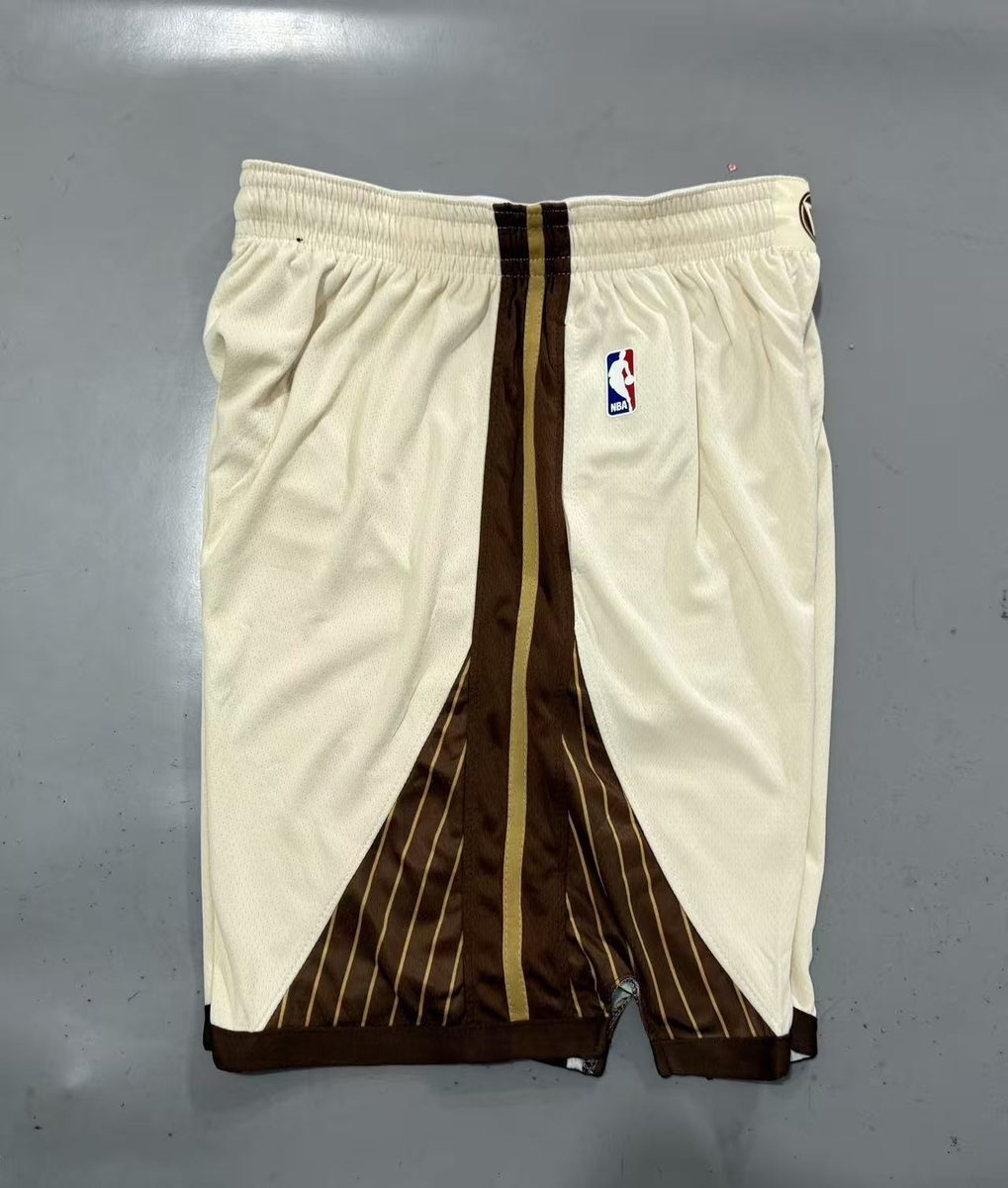 Golden State Warriors 2026-27 Season City Edition Shorts Cream - detail