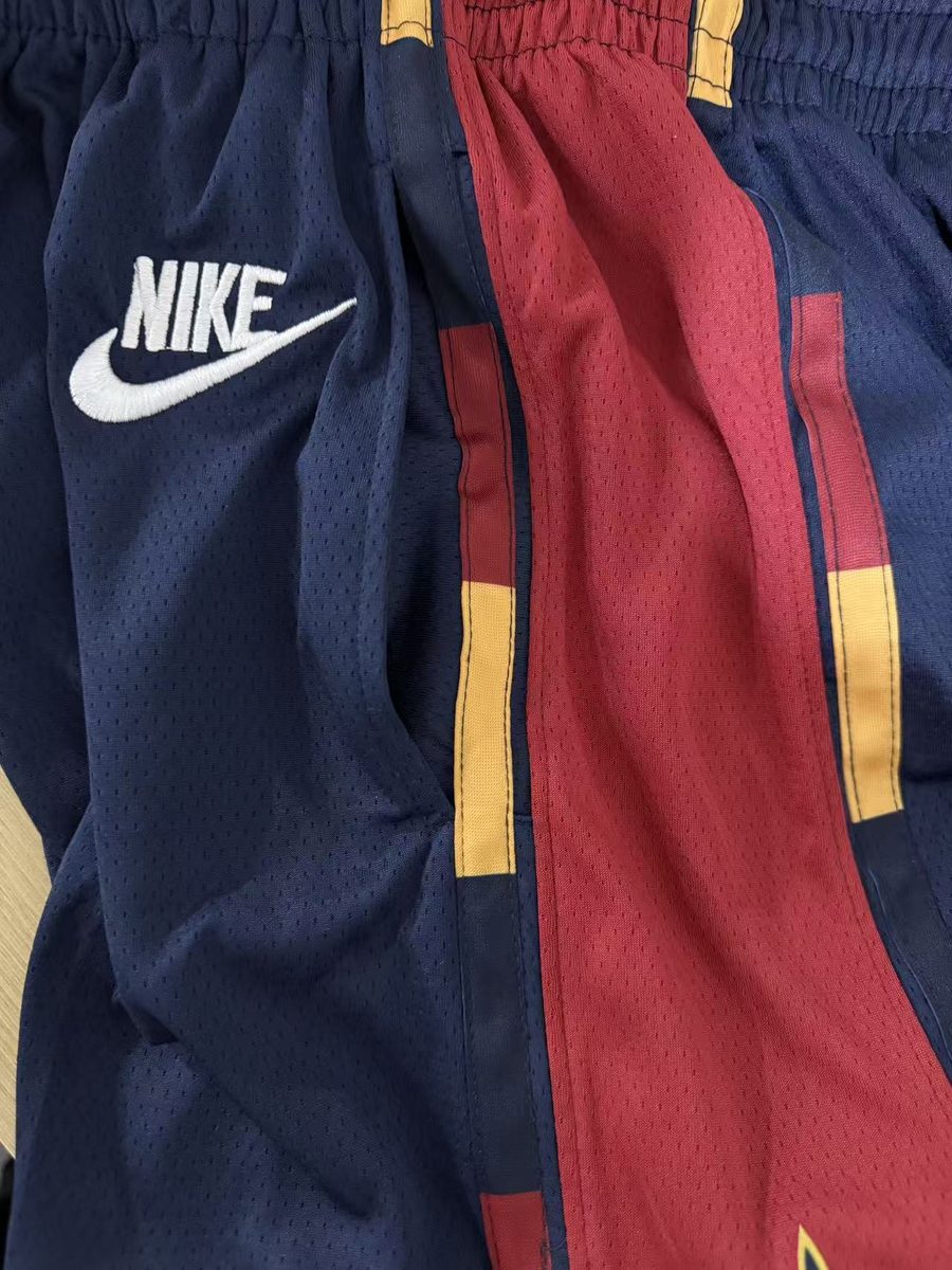 Cleveland Cavaliers 2026-27 Season Throwback Navy Shorts - detail