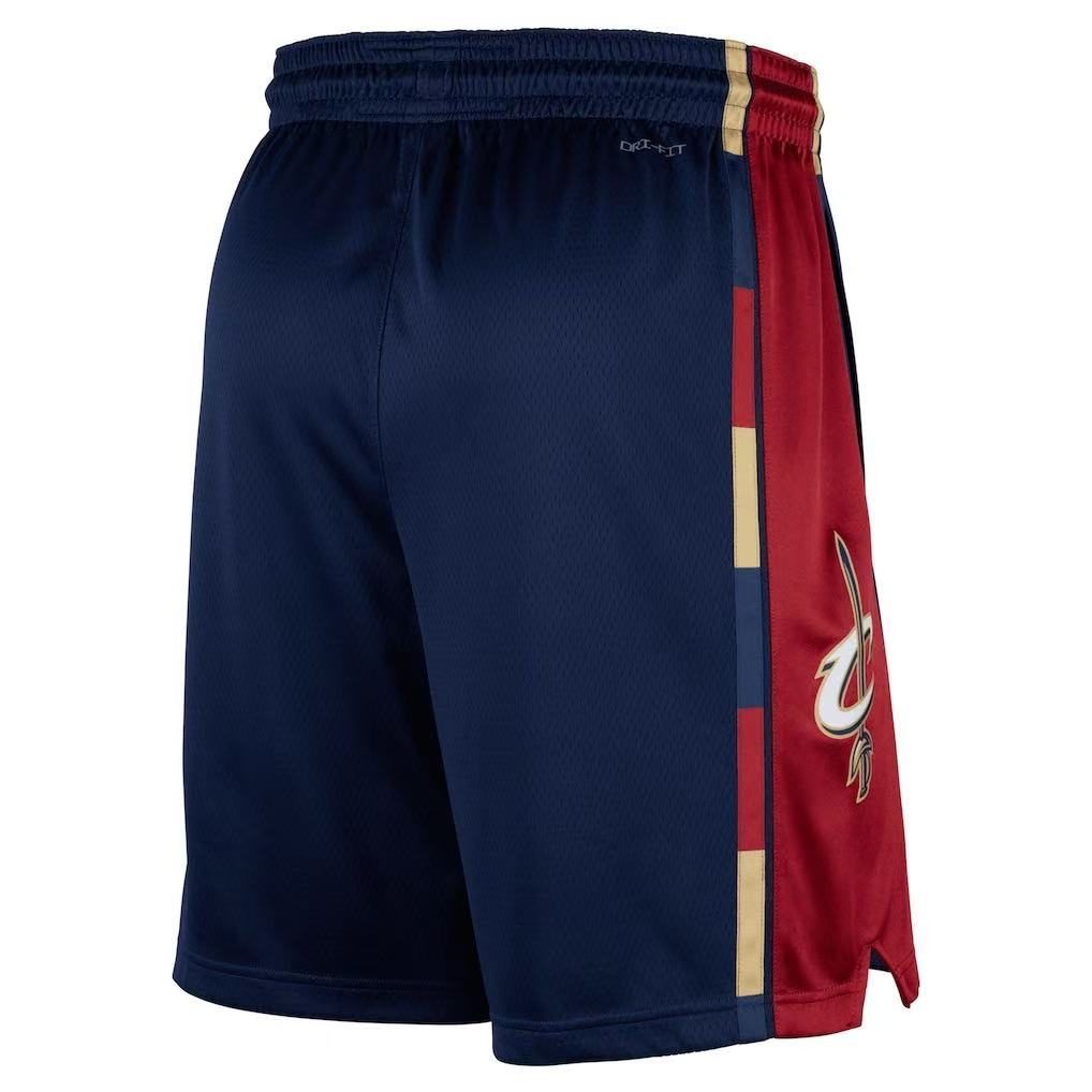 Cleveland Cavaliers 2026-27 Season Throwback Navy Shorts - detail