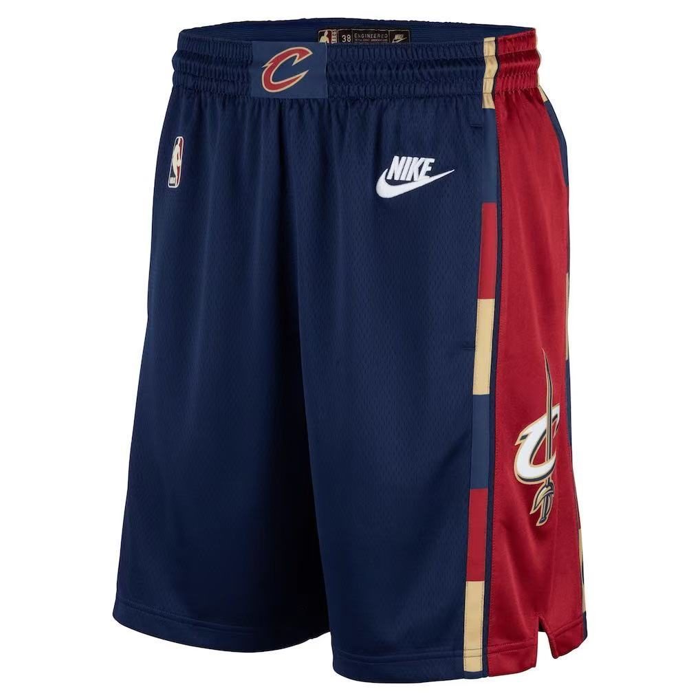 Cleveland Cavaliers 2026-27 Season Throwback Navy Shorts - detail