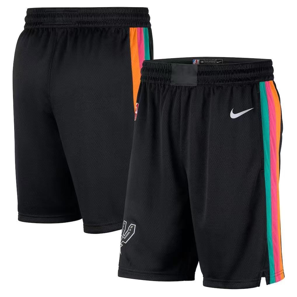 San Antonio Spurs 2026-27 Season City Edition Black Shorts